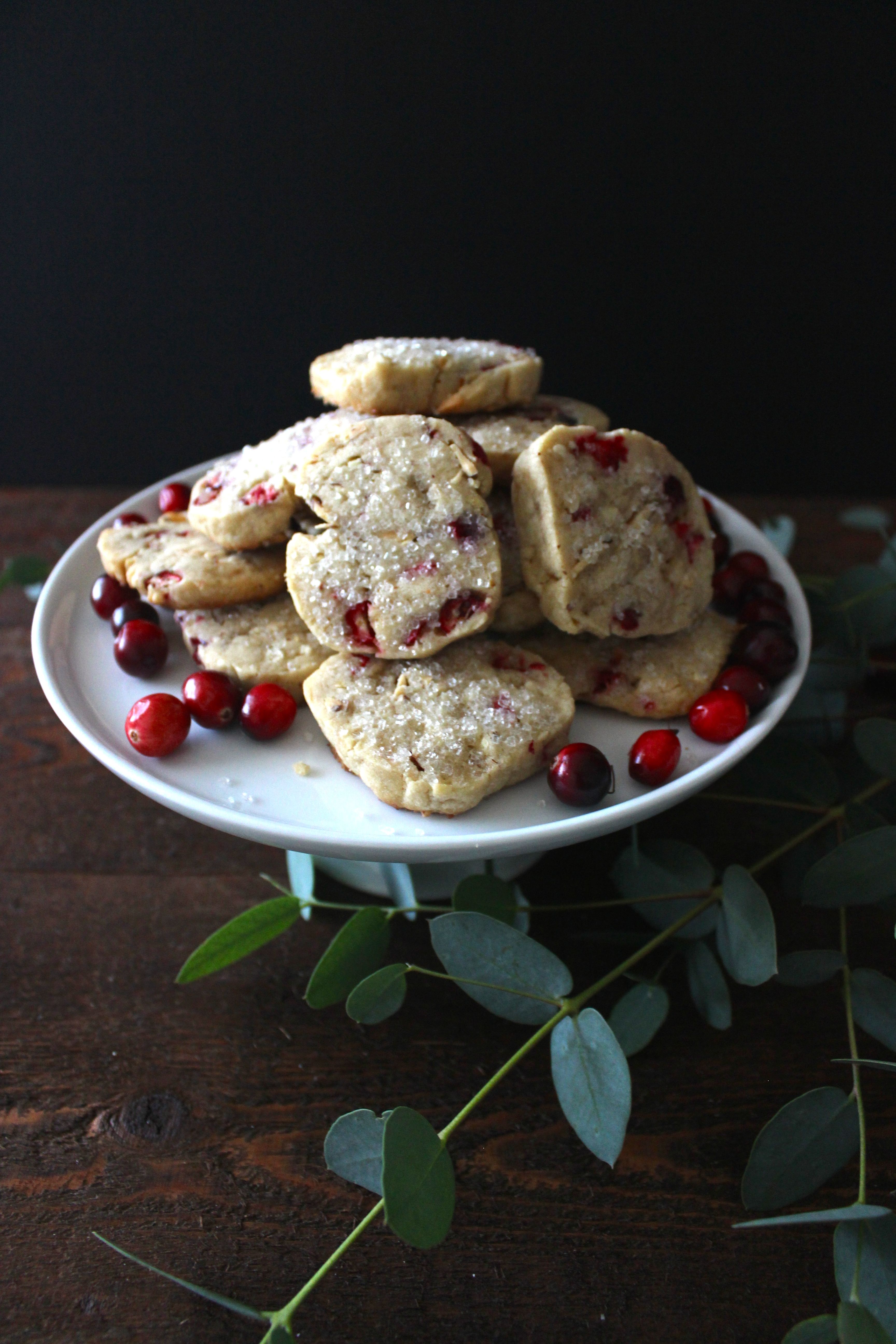 Cranberry Almond Slice-and-Bake Cookies - The Bay Leaf Kitchen